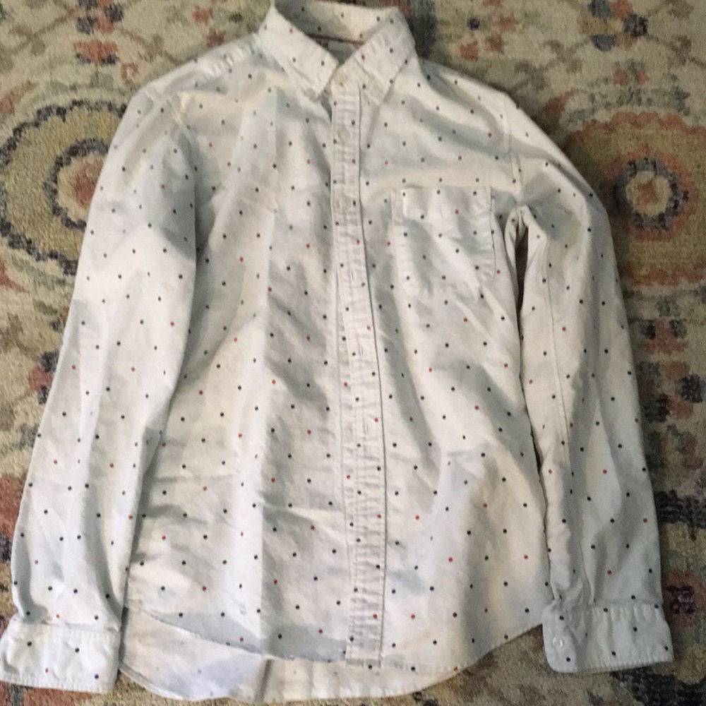 Uniqlo OCBD Dot Print